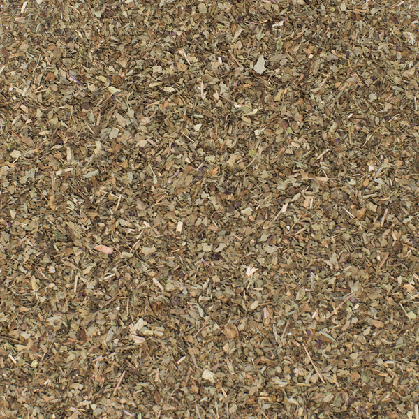 Hoja seca de color verde.