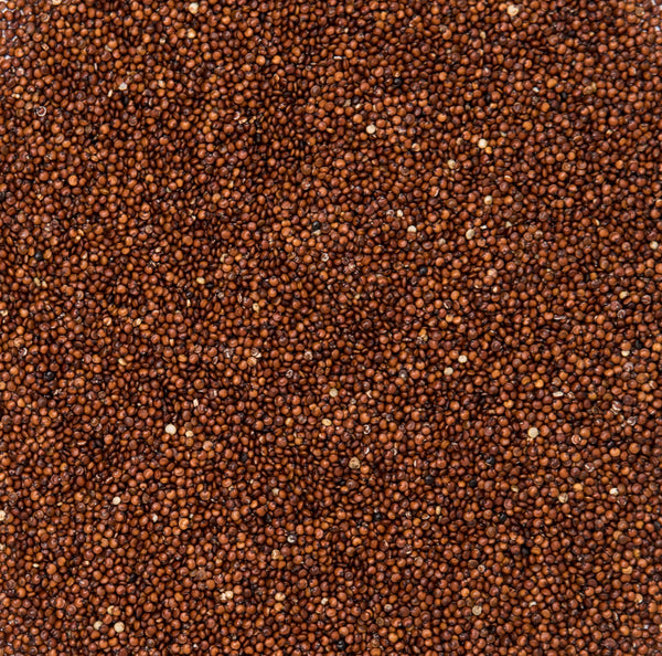 Pequeñas bolas de color rojo.