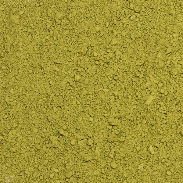 Polvo fino de color verde obscuro.